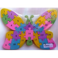 Wooden Block Butterfly Puzzle Wooden Block Butterfly Puzzle